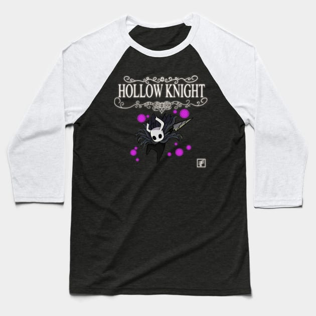 HOLLOW KNIGHT -- The Knight Baseball T-Shirt by kodoshkosh@gmail.com